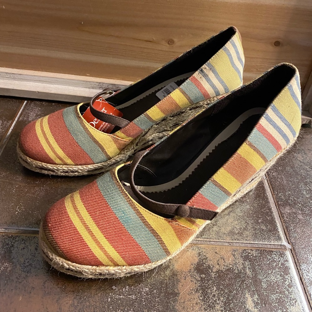 Dexter Multicolor Striped Espadrilles